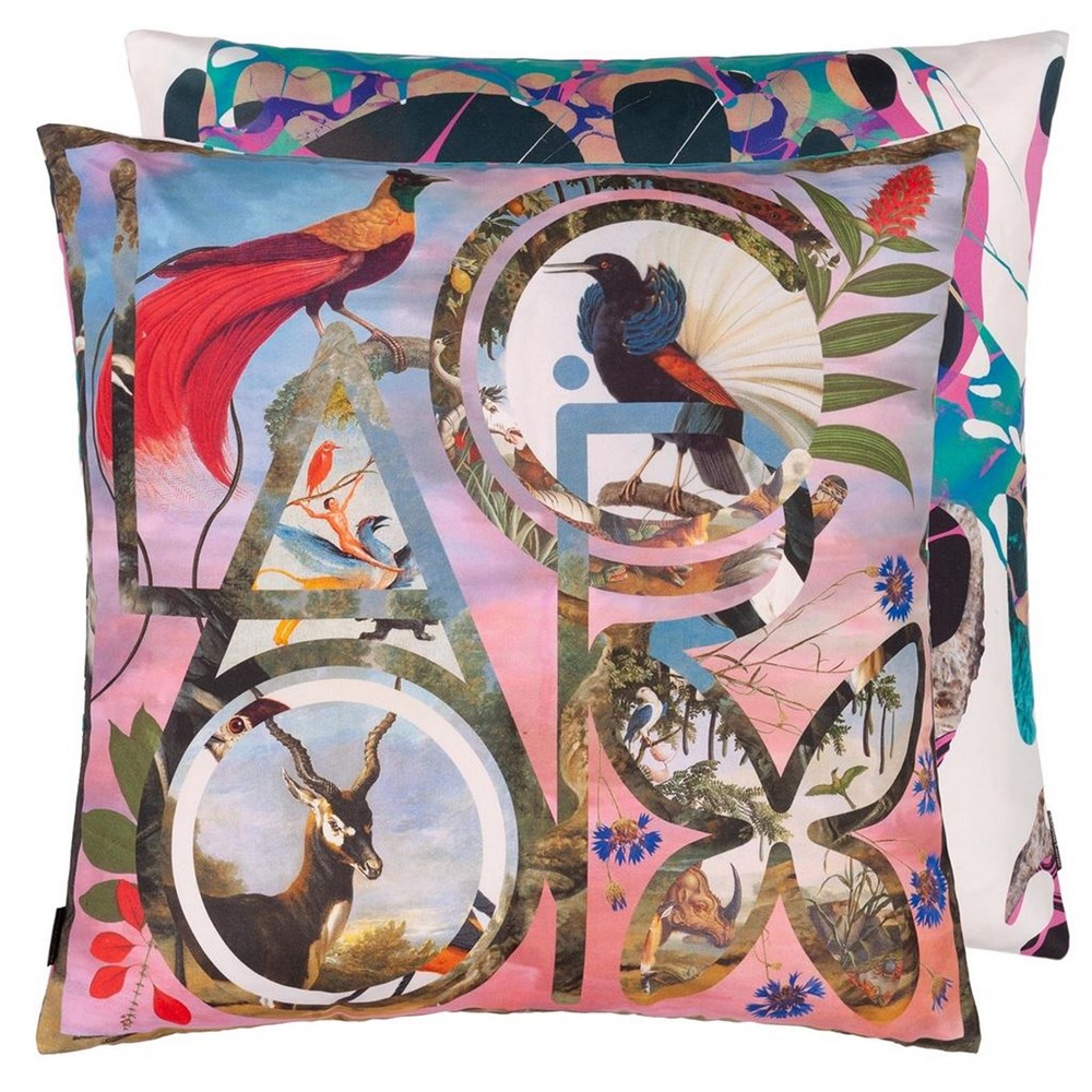 Lacroix Paradise Cushion by Christian Lacroix in Flamingo